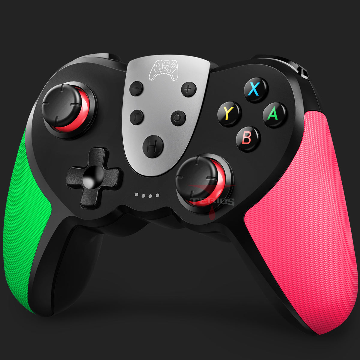 TERIOS T17 Switch Controller - Wireless Controller for Nintendo Switch  (Green&Pink)